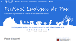 Desktop Screenshot of festivaljeupau.fr