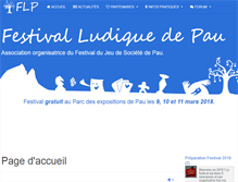 Tablet Screenshot of festivaljeupau.fr